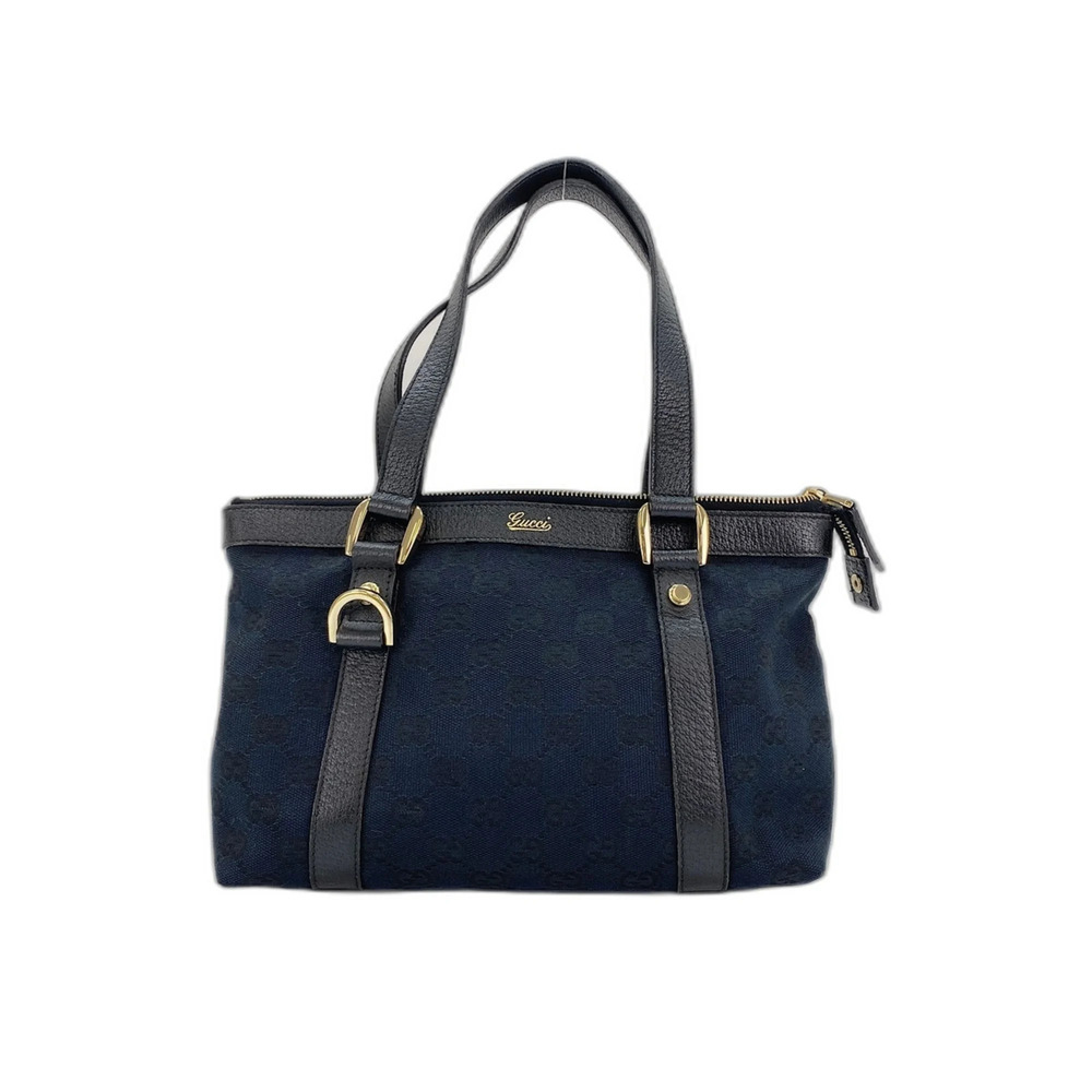 GUCCI Authentic Blue Canvas Bag
